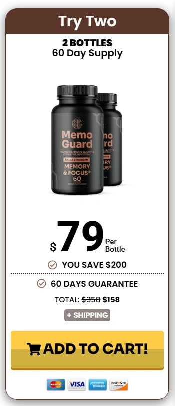 MemoGuard 2 Bottle